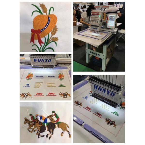 Single Head Automatique Embroidery Machine a Broderie Machine Logo/Hat/Shirts Embroider