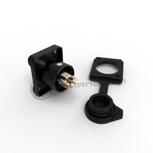 China Audio XLR Connector Outdoor Waterproof 5 Pin Connector Male Socket wholesale
