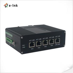 China 5 Fast Port Din Rail Mount Ethernet Switch Unmanaged , Industrial PoE Switch wholesale