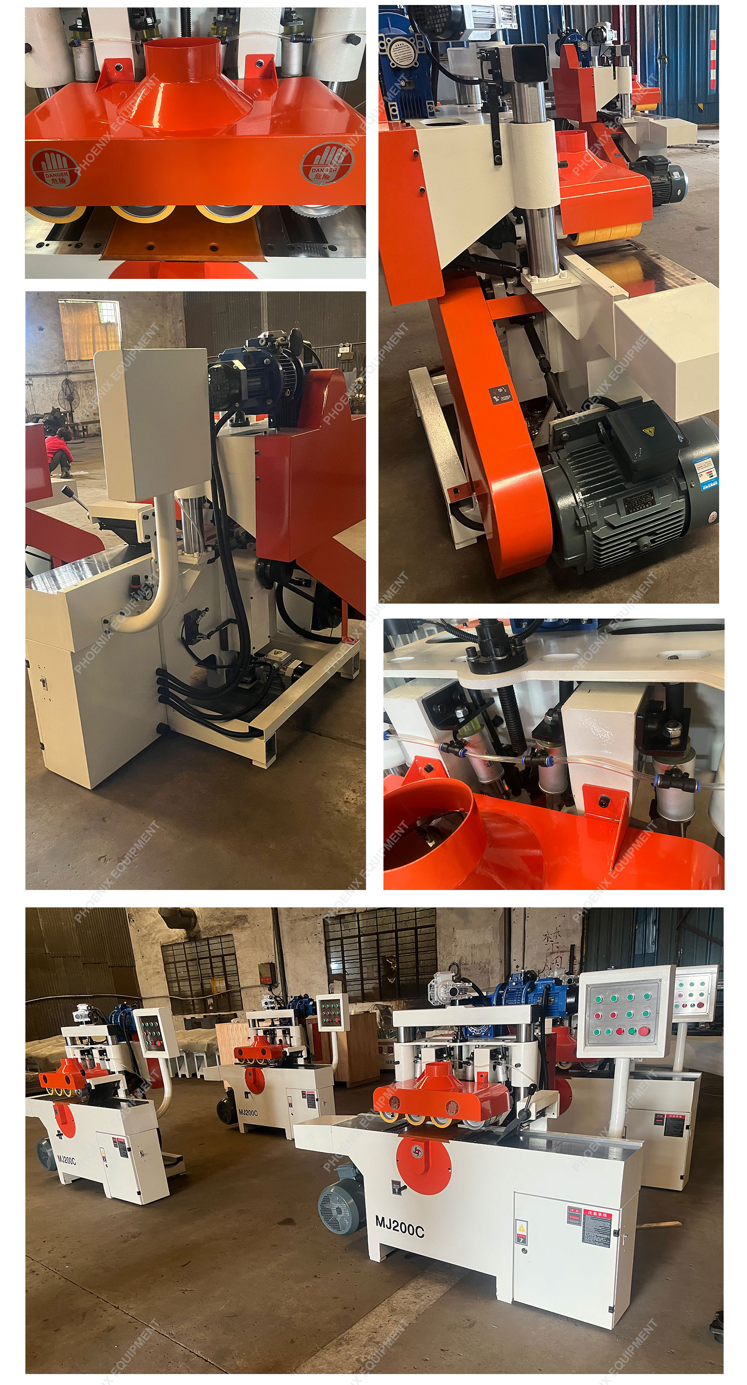 Multi-Blade Circular Sawing Machine for Manufacturing Plant Automatic Conveying System