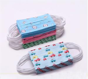 China Printed Kids Protective Wearing Medical Mask 3 Ply For Baby Children wholesale