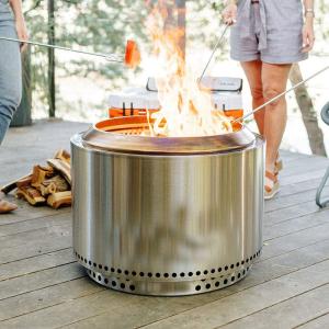 China 15Inch Wood Burning Outdoor Bonfire Smoke Free Fire Pits Portable wholesale