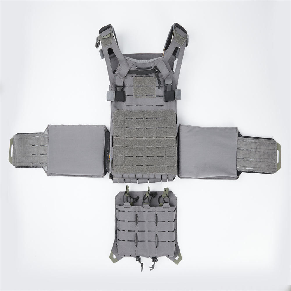 Laser cutting Fast Body Military Tactical Bulletproof Vest Camouflage Color