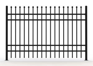 China Metal wrought iron steel fence panels wholesale
