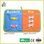 25cm Baby 3d Cloth Book , SNAS Animal Books For Preschoolers