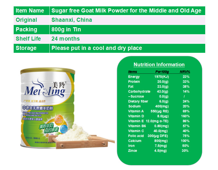 Cream White High Calcium 800g Sugar Free Milk Powder