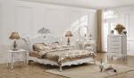 Oak Luxury European Bedroom Furniture Antique King Bedroom Set Super King Size