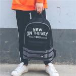Schoolbag female han edition hits color street backpacks college wind schoolbag