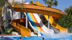 Outdoor Game Water Park Equipment Play Area Big Fiberglass Slide For Kids