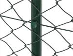 2m height PVC Coated Diamond Chain Link Fence Farm use