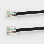 RJ11 6P4C Spiral Telephone Cable 12FT Male to Male 24AWG