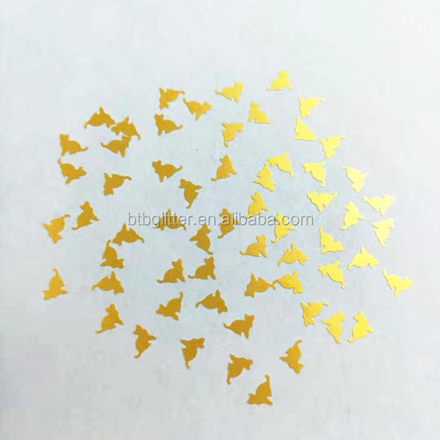 OEM Wedding Occasion Shaped Nail Glitter Shape Cat Glitter Polyester Glitter Shapes Made by Professional