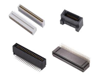 China Gold Plated 1.25mm Pitch PA9T Card Edge Connector 40P LCP wholesale