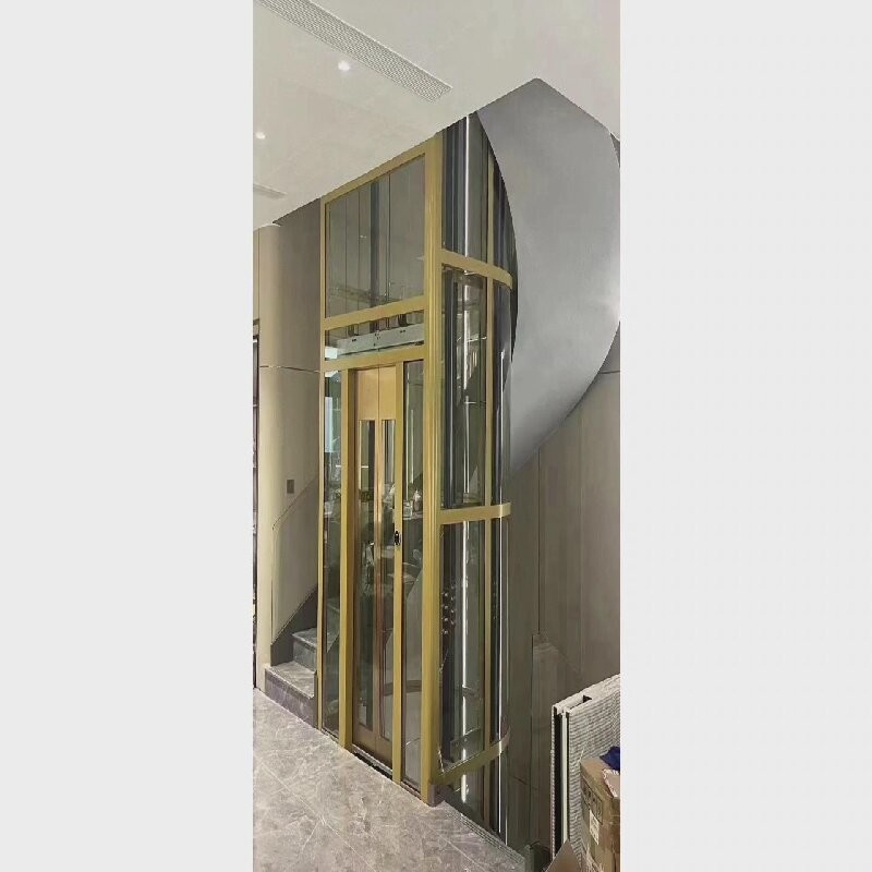 China Center Opening Home Elevators Gearless Traction Residential Lifts wholesale