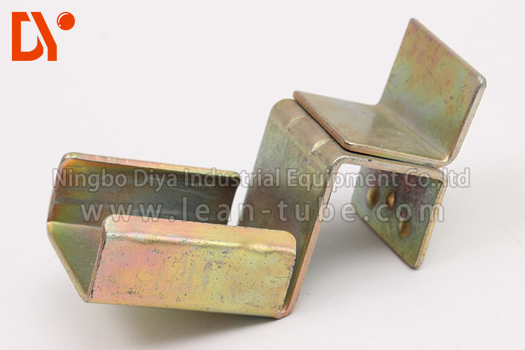 Galvanized Sheet Metal Connectors , Anti - Rust Sliding Track Hardware