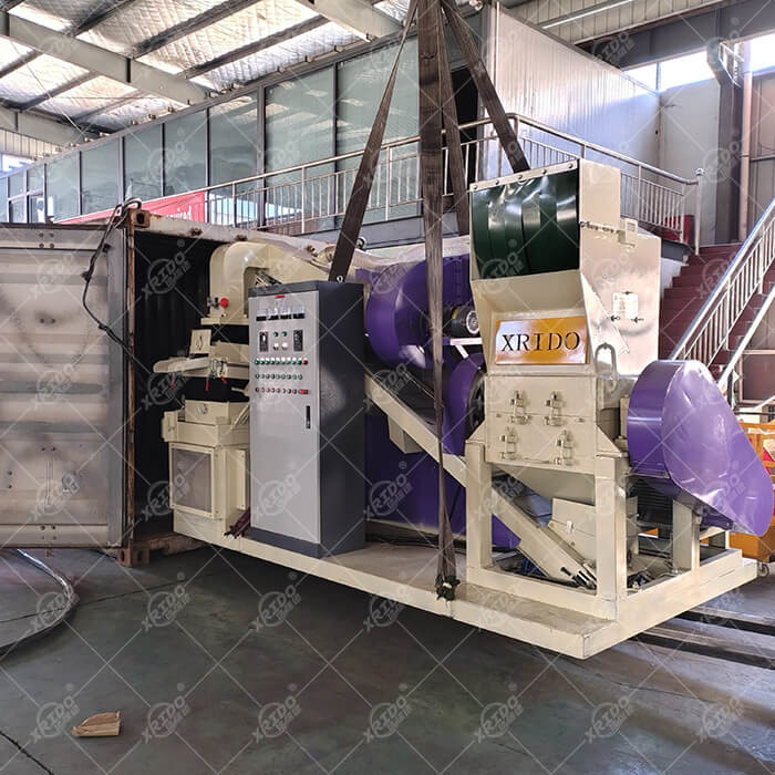 250kg/H-400kg/H Copper Wire Shredding Machine Copper Wire Recycling Equipment