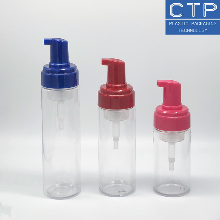 Customized White Plastic Foam Pump For 43/410 Bottles With Overcap Lock Way