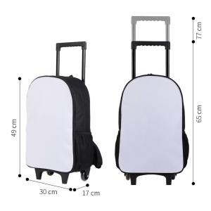 Full Printing Sublimation Blanks Trolley Bags With Wheels Personalized Luggage