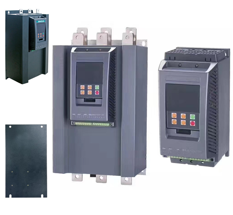 220V 1.5KW 2HP AC Motor Soft Starter 3 Phase 50/60HZ Plastic Material