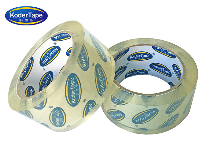 50 Micron High Tack Crystal Clear Bopp Packing Acrylic Tape With No Bubble