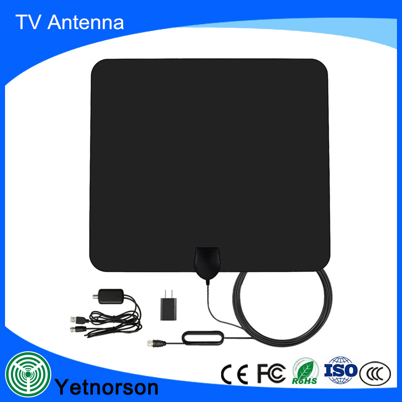 Indoor UHF VHF HD TV DTV Flat TV Digital Indoor Antenna Input Impendence Ω 75ohm
