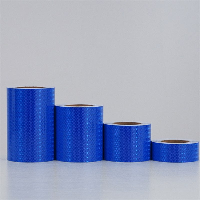 Self Adhesive Crystal Lattice Checkered Reflective Conspicuity Tape For Safety Marking