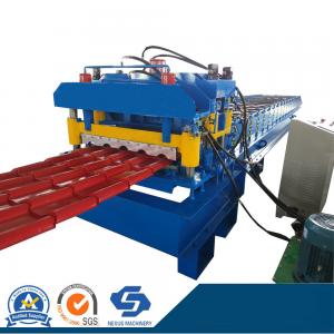 China                  Single Press Mold Metal Steel Ceramic Glazed Tile Roll Forming Machine for Making Ecological Floor Roof Wall Panel Machine              wholesale