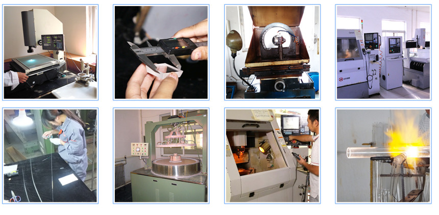 Customized Quartz Oil Burner Bulb Glass Tube ISO9001 Science Lab