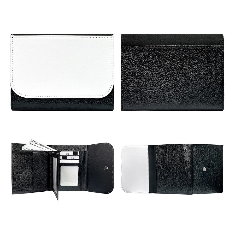Big Capacity Multiple Card Slots Sublimation Tri-Fold Wallet For Man And Woman