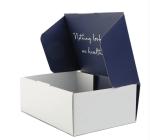 Printed Brand Clothing Paper Gift Packaging Box , Corrugated Folding Shipping