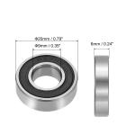 P0 P6 P5 Electric Motor Bearing High Speed 699 2RS Bearing Miniature