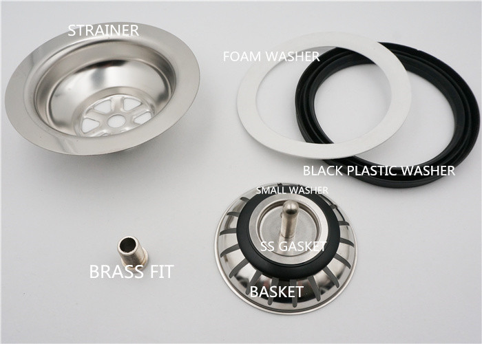 Durable Kitchen Sink Drain Filter , Stainless Steel Kitchen Sink Stopper