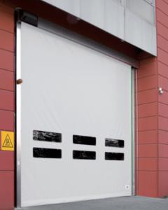 China High Security Rapid Roller Doors with Noise Reduction and Thermal Insulation Shutter Door Transparent PVC Curtain on sale