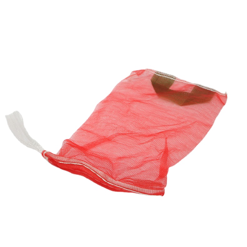 5kg 25kg 50kg Red Vegetable Packaging Bags PE Mono Mesh Bag for Onion Custom Order