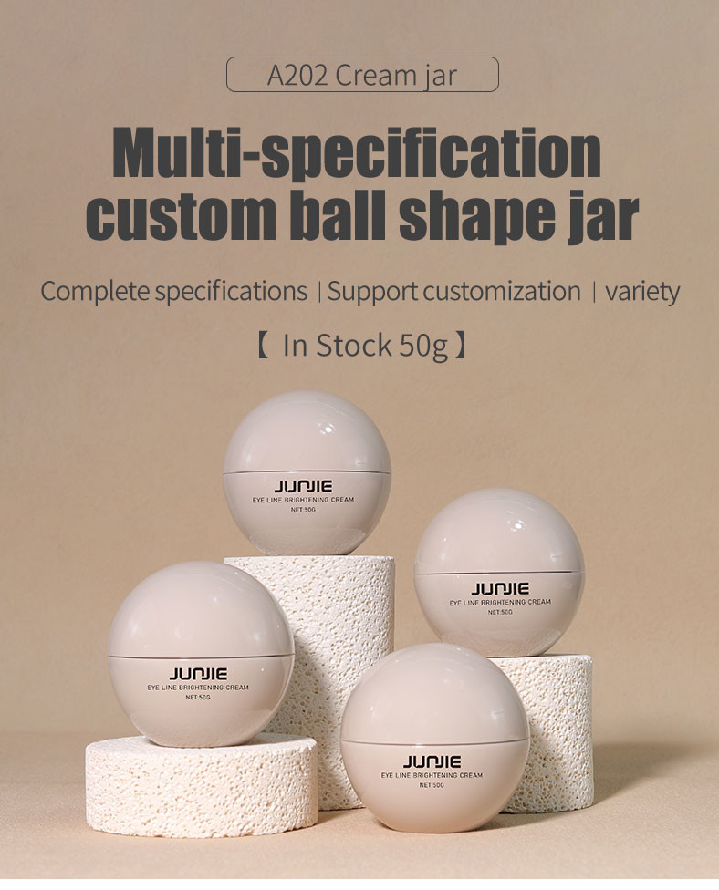 In Stock 50g Double Thick Wall Wide Mouth AS Jar For Skin Care Jars Cream Face Mask Body Butter Scrub Cream Jar