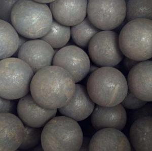 China 65Mn Cement Mill Grinding Ball 10mm With Hammer Forging wholesale