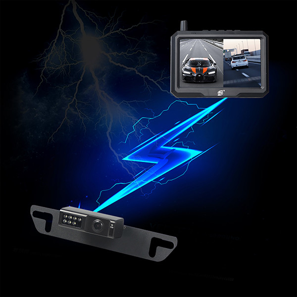 Night Vision Distance 5m Wireless Backup Cam Waterproof IP69K