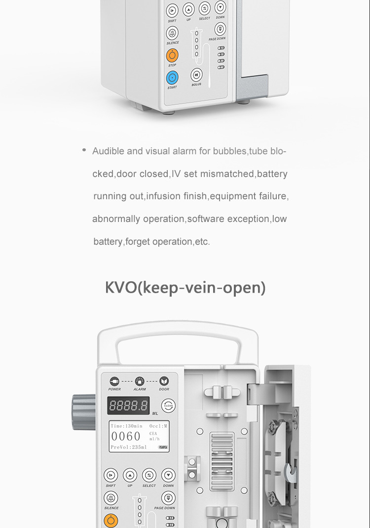 hospital medical infusion pump disposable infusion cheap syringe pump