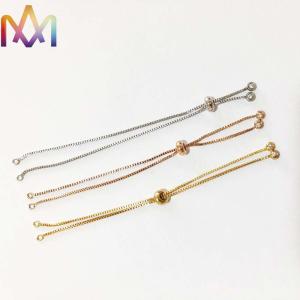 China SS316 Adjustable Slider Chain Bracelet wholesale