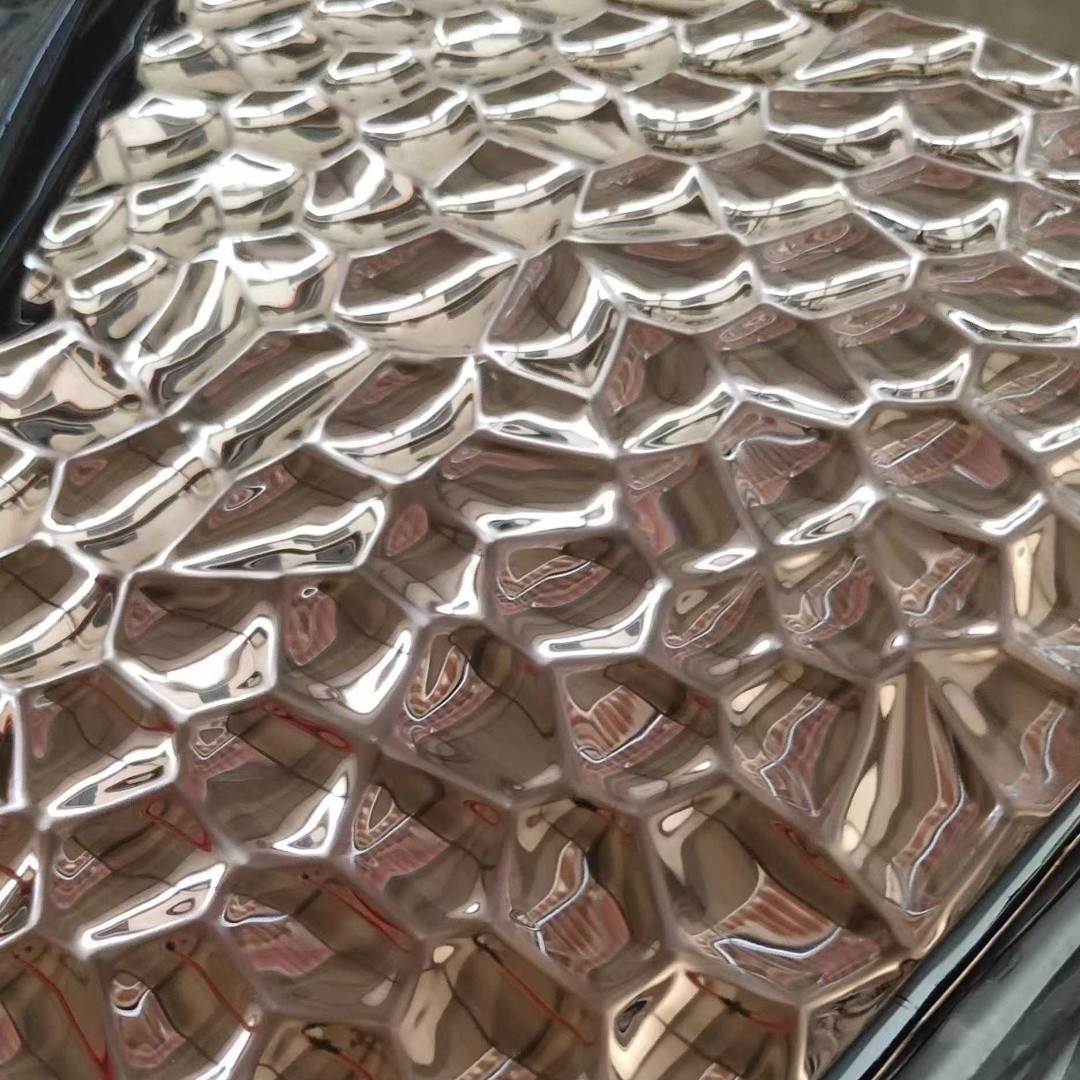 Hammered Metal Sheet Stainless Steel Sheet Cladding for Wall Claading or Ceiling Panel