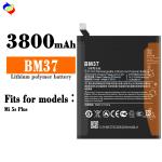 BM37 Li-ion Polymer Battery 3800mAh Capacity for Xiaomi 5S Plus High Capacity
