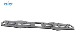 China Black Carbon Fiber Bracket , CNC Turning Milling Industrial Robot Parts wholesale