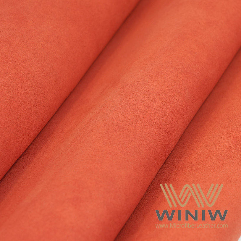 Soft PU Microfiber Faux Leather Material Automotive Abrasion Resistant