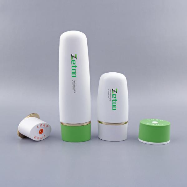 Customized Oval Cosmetic Bottle 50ml / 100ml Skincare Bottles Packaging With