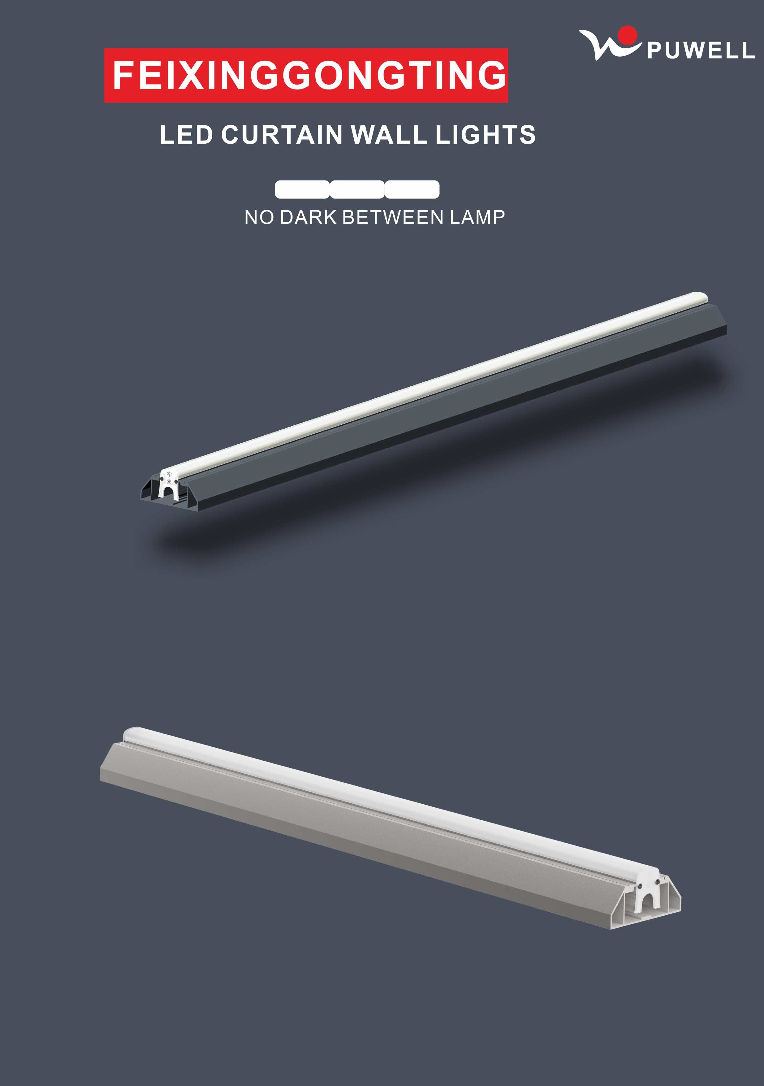 DC24V 1500mm Linear Pendant Lighting For Home
