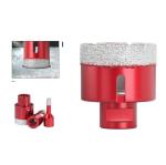 Laser Welded Hollow Dry Diamond Core Drill Set 30x10x60xM14