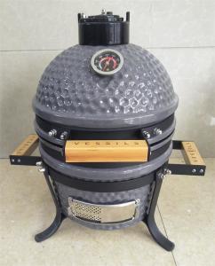 China Kitchenware Dark Grey 12.5 Inch 31.8cm Small Ceramic Grill wholesale