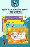 Discover Animal Game Reusable Sticker Book