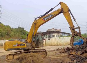 China Sany SY215C Used Crawler Excavator 128kw / 2000rpm Engine Power wholesale