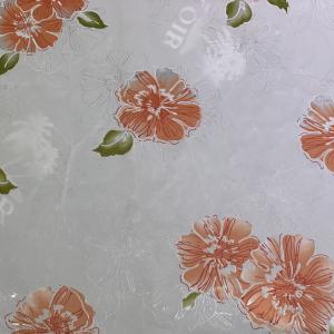 China Allergy Proof 90gsm 100% Polyester Mattress Fabric Flower Pattern wholesale